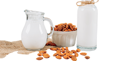 Pure milk and dry fruits